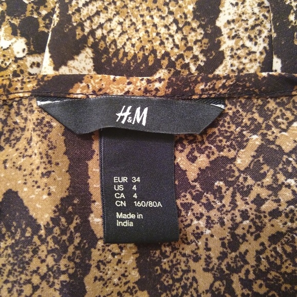 H&M Dress 100% polyester  size 4 - Picture 5 of 5